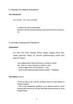 Összefoglalók, jegyzetek 'Zusammengesetzte Satze', 17.                