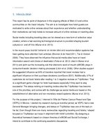 Kutatási anyagok 'What TripAdvisor Means to Hotel Businesses and what Motivates Guests to Write Re', 4.                