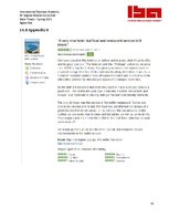 Kutatási anyagok 'Improving Existing Loyalty Programme in H10 Hotel Chain', 85.                