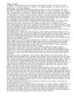 Esszék 'Living on Mars', 1.                