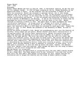 Esszék 'Gregor Mendel and His Theory ', 1.                