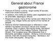 Prezentációk 'France - Gastronome Paradise', 5.                