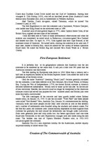 Kutatási anyagok 'The History of Australia', 4.                