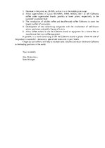 Esszék 'Decrease in Sales of Ground Coffee Caferoma', 2.                