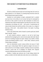 Kutatási anyagok 'The Globe's Environmental Problems', 4.                