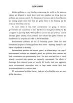 Kutatási anyagok 'The Globe's Environmental Problems', 7.                