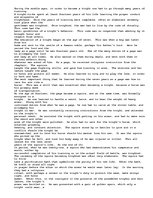 Esszék 'Becoming a Knight', 1.                