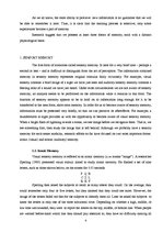 Kutatási anyagok 'Human Memory', 3.                