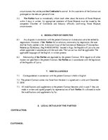 Minták 'Delivery Contract in English', 3.                