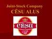 Prezentációk 'Joint-Stock Company "Cēsu alus"', 1.                