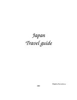 Összefoglalók, jegyzetek 'Tourist Route in Japan', 1.                