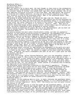 Esszék 'The Greenhouse Effect', 1.                