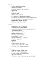 Összefoglalók, jegyzetek 'Official Letter Writing', 1.                
