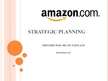 Prezentációk 'Strategic Planning. www.Amazone.com', 1.                