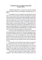 Esszék 'Washington Irving "The Legend of Sleepy Hollow". American Nature', 1.                