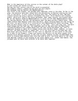 Esszék 'Christopher Marlowe - Dr. Faustus - Remind yourself of Scene 5, lines 167-280 fr', 1.                