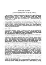Összefoglalók, jegyzetek 'Economic Relations between Latvia and USA', 6.                
