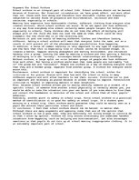 Esszék 'Argument for School Uniform', 1.                