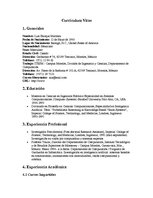 Minták 'Curriculum Vitae paraugs spāņu valodā', 1.                