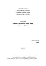 Összefoglalók, jegyzetek 'Styles in English', 1.                