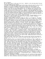 Esszék 'Evil in Macbeth: Good vs. Evil, several sources', 1.                