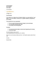 Esszék 'Application Letter', 1.                