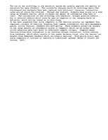 Esszék 'Discuss Some of the Implications of New Technologies for Teaching and Learning i', 1.                