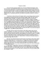 Esszék 'Tourism in Latvia', 1.                