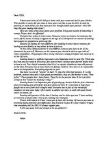 Esszék 'Living With Parents', 1.                