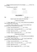 Minták 'Tariffs of Services, The Supplement No1', 2.                