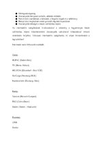 Összefoglalók, jegyzetek 'Száálítmányozás alapjai', 11.                