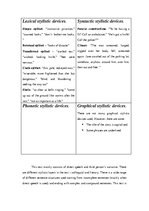 Összefoglalók, jegyzetek 'Stylistic Analysis for Story "A Matter of Timing"', 3.                