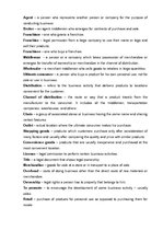 Összefoglalók, jegyzetek 'Business English Glossary', 1.                