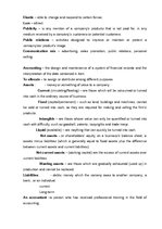 Összefoglalók, jegyzetek 'Business English Glossary', 3.                