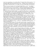 Esszék 'Chicago Theater', 1.                