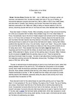 Összefoglalók, jegyzetek 'A Description of an Artist', 1.                