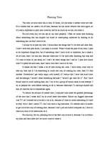 Esszék 'Planning Time', 1.                