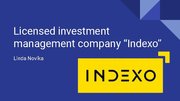 Prezentációk 'Investment Company "Indexo"', 1.                
