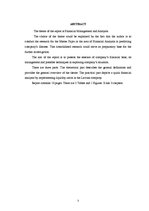 Kutatási anyagok 'Finance Management and Analysis', 3.                