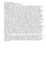 Esszék 'A Photo Journal Based on the Photographer Edward Weston', 1.                