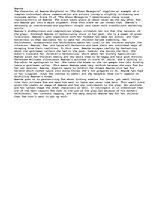 Esszék 'The Character of Amanda Wingfield in "The Glass Menagerie"', 1.                