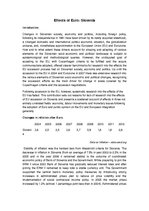 Esszék 'Effects of Euro: Slovenia', 1.                