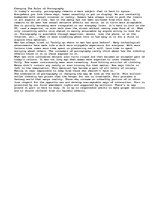 Esszék 'Changing the Rules of Pornography', 1.                