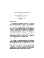 Esszék 'Electricity from Sunlight', 1.                