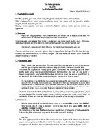 Összefoglalók, jegyzetek 'Plot, Structure and Theme Analysis for "Bliss" by Katherine Mansfield', 1.                