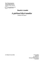 Összefoglalók, jegyzetek 'A párban folyó tanulás', 1.                