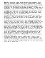 Esszék 'What it is to be a hero in American Literature.', 1.                