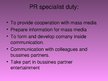Prezentációk 'PR Specialist in the Company ', 17.                