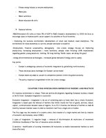 Összefoglalók, jegyzetek 'Notes on EU Business', 3.                