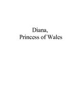 Kutatási anyagok 'Princess Diana', 1.                